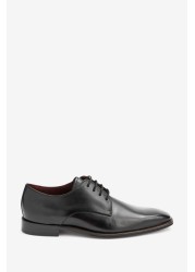 Signature Italian Leather Square Toe Derby Shoes