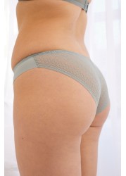 No VPL Lace Back Briefs 3 Pack برازيلي