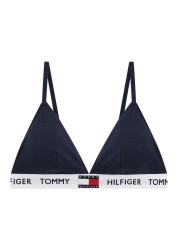 Tommy Hilfiger White 85 Cotton Padded Triangle Bralette