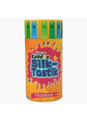 Smily Kiddos Silky Crayons - Set of 12