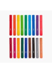 OOLY Big Bright Brush Markers - Set of 18