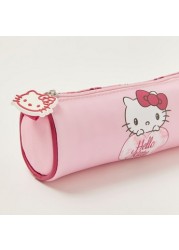 Sanrio Hello Kitty Print Pencil Pouch with Zip Closure