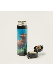 Juniors Dinosaur Print Water Bottle with Flip Lid - 500 ml