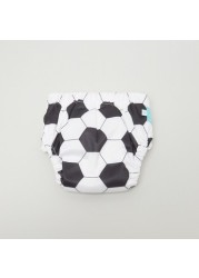 Charlie Banana Soccer Print One Size Hybrid Diaper Insert - Set of 2