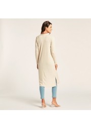 Love Mum Maternity Longline Cardigan with Pockets