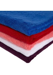 Truebell Classic Face Towel (33 x 33 cm, Dark Red)