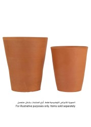 Glazed Terracotta Sparta Koniko Vase Plant Pot Generic (29.5 x 29.5 x 35 cm, Big)