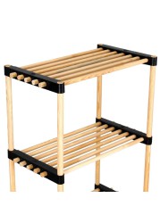 Seowood Bamboo Multi Purpose 5-Tier Modular Rack (28 x 49 x 129.5 cm)