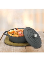 Raj Oval Cast Iron Casserole W/ Lid (13 cm)