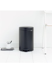 Brabantia NewIcon Pedal Bin (12 L, Matt Black)