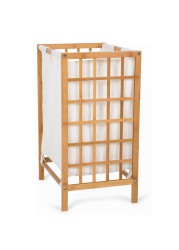 Honey-Can-Do Bamboo Grid Frame Hamper (66 x 43 x 33.5 cm, Brown)