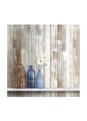 Roommates Peel & Stick Décor (20.5 inch x 16.5 feet, Distressed Wood)