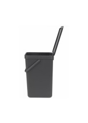 Brabantia Sort&Go Waste Bin (16 L, Grey)