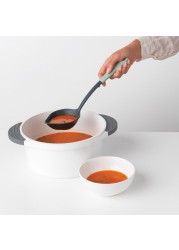 Brabantia Tasty+ Soup Ladle Plus Scraper Tool (7.7 x 9.5 x 32.8 cm)