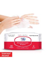 Cool & Cool Disinfectant Anti Bacterial Wipes (40 Wipes)