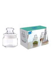 Ocean Glass Pop Jar Set (325 ml, 2 Pc.)