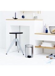 Brabantia NewIcon Pedal Bin (5 L, Matt Steel)