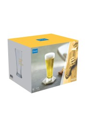 Ocean Pilsner Glass Set (400 ml, 6 pcs)