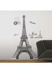 RoomMates Glow, Peel & Stick Eiffel Tower Giant Wall Decal Set (82.5 x 142 cm, 13 pcs)