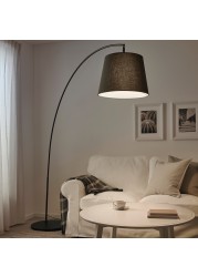 SKAFTET Floor lamp base, arched