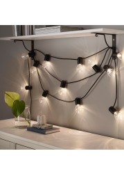 SVARTRÅ LED lighting chain with 12 lights