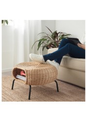 GAMLEHULT Footstool with storage