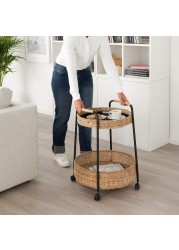 LUBBAN Trolley table with storage