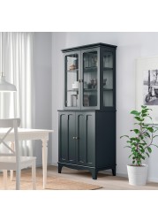 LOMMARP Cabinet with glass doors