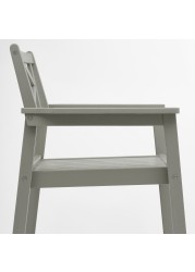 BONDHOLMEN Chair with armrests, outdoor