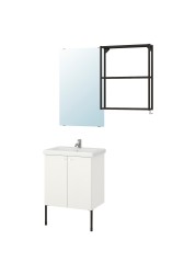 ENHET / TVÄLLEN Bathroom furniture, set of 11