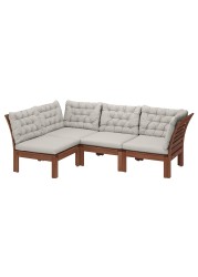 ÄPPLARÖ Modular corner sofa 3-seat, outdoor