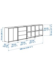 EKET Cabinet combination with feet