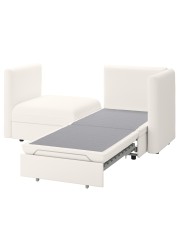 VALLENTUNA 2-seat modular sofa with sofa-bed