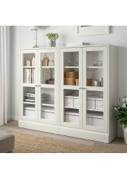 HAVSTA Storage combination w glass doors