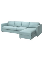 VIMLE Cover 4-seat sofa w chaise longue