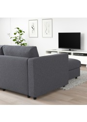 VIMLE Crnr sofa-bed, 5-seat w chaise lng