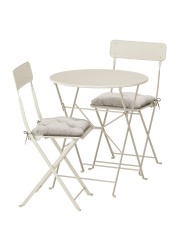 SALTHOLMEN Table+2 folding chairs, outdoor