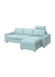 VIMLE Cover 3-seat sofa w chaise longue