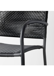 LÄCKÖ Chair with armrests, outdoor