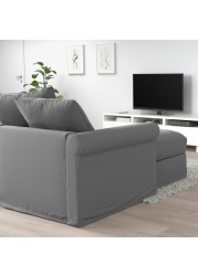 GRÖNLID Crnr sofa-bed, 5-seat w chaise lng