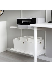 BOAXEL / LAGKAPTEN Shelving unit with table top