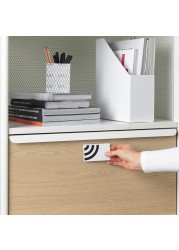 BEKANT Storage unit with smart lock