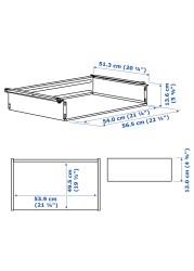 HJÄLPA Drawer without front