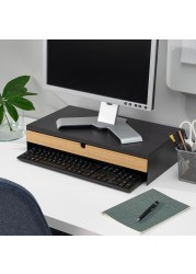 ELLOVEN Monitor stand with drawer