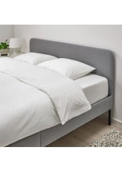 SLATTUM Upholstered bed frame