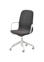 LÅNGFJÄLL Office chair with armrests