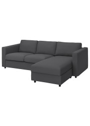 VIMLE 3-seat sofa with chaise longue