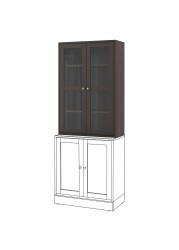 HAVSTA Glass-door cabinet