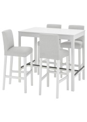 EKEDALEN / BERGMUND Bar table and 4 bar stools