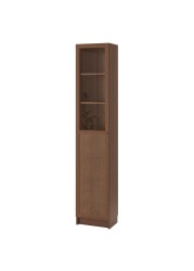 BILLY / OXBERG Bookcase with panel/glass door